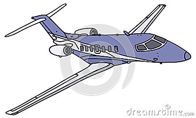 Small business jet Vector Illustration