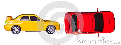 Small car toy. Stock Photo