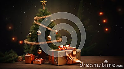 small christmas tree Stock Photo