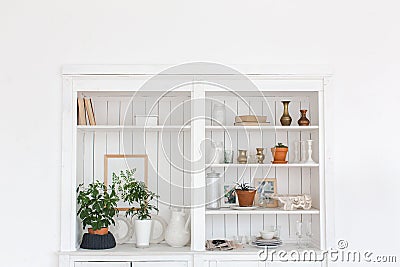 Small closed with different items Stock Photo