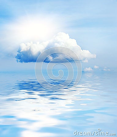 Small cloud Stock Photo