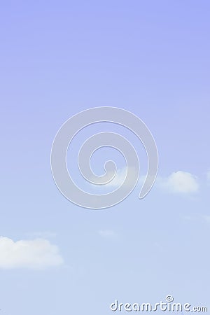 Small clouds over light blue sky Stock Photo