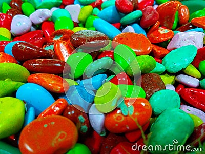 small collection of colorful chocolates Stock Photo