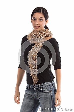 Small Couture Scarf Stock Photo