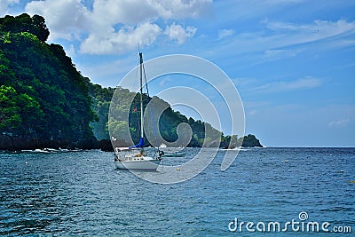 Parlatuvier bay. Tobago. Stock Photo