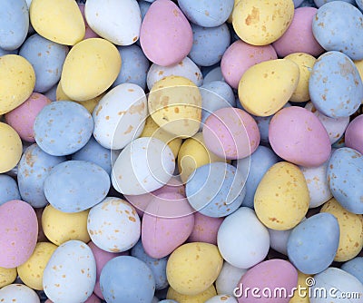 Small Easter Eggs Stock Photo