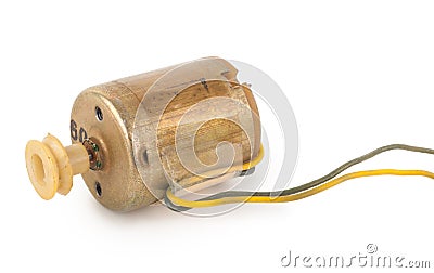 Small electric motor Stock Photo