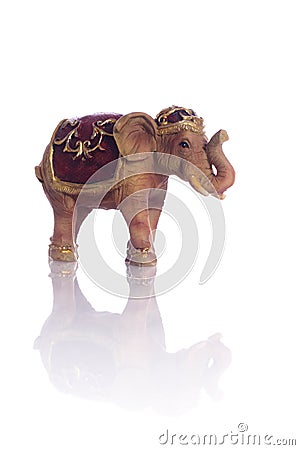 Small elephant model Stock Photo