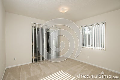 Small empty apartment Stock Photo