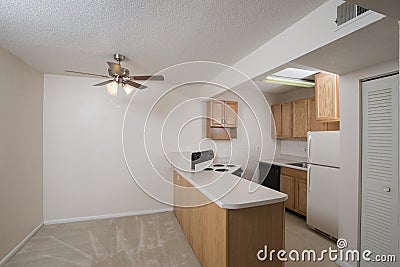 Small empty apartment Stock Photo