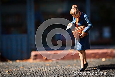 Small figurine Stock Photo