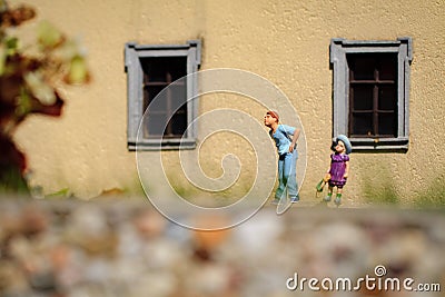 Small figurine Stock Photo