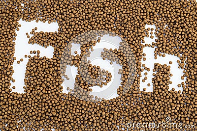 Small Fish feed Stock Photo