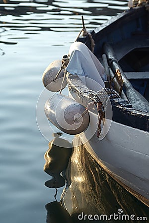 Small fishing boat Stock Photo