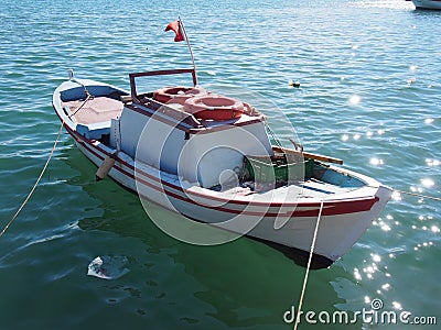 Small fishing boat Stock Photo