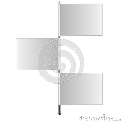Small flags Vector Illustration