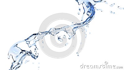 Small flow of fresh pure water Stock Photo