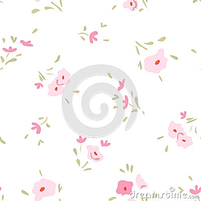 Small flower pattern Vector Illustration