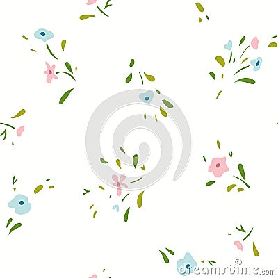Small flower pattern Vector Illustration