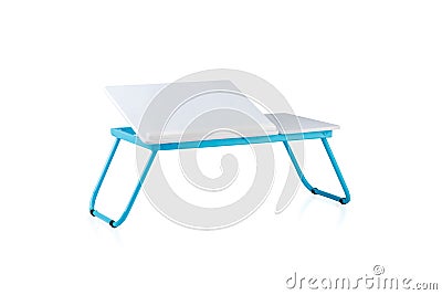 Small fold able table Stock Photo