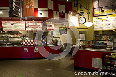 small food court Editorial Stock Photo