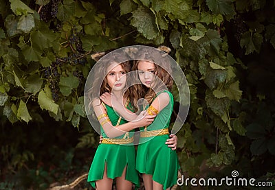 Small forest dwellers Stock Photo