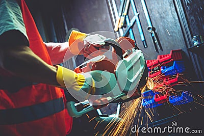 Small Garage Repairs Stock Photo