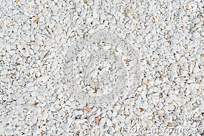 Small gravel stones, little scree texture macadam background Stock Photo