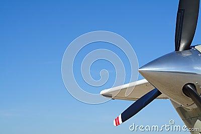 Small High-Wing Aircraft Stock Photo