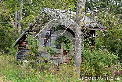 Hunting cabin Stock Photo