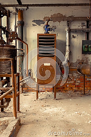 Small industrial furnace Stock Photo