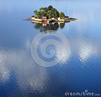 Small island Stock Photo