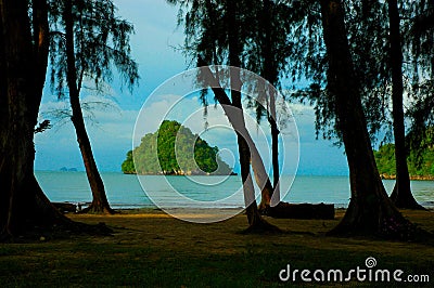 Small Island in Krabi, Thailand Stock Photo