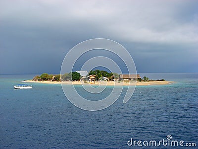 Small island, Yasawa Islands, Fiji Stock Photo