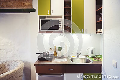 Small kitchenette Stock Photo