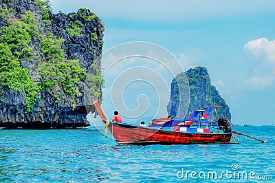 A small marine tour Stock Photo