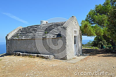 Small mediterranean church Stock Photo