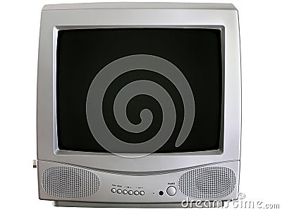 Small modern televisor Stock Photo