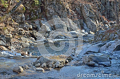 Small mountain river 6 Stock Photo