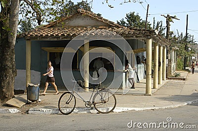 Small and nice village Editorial Stock Photo