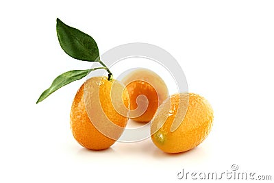 Small Orange Fruit Stock Photo