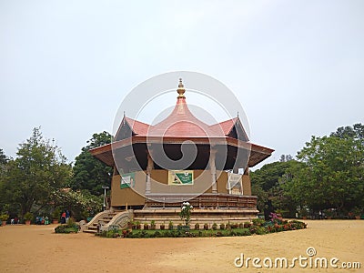 Small pavilion in Napier museum Thiruvananthapuram Kerala Stock Photo