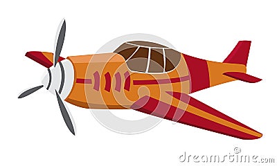 Small plane Vector Illustration