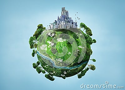 Small planet Stock Photo