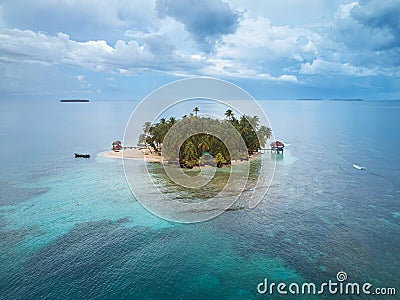 Small private island Stock Photo