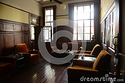 A small reception room-President Office-China Nanjing Editorial Stock Photo