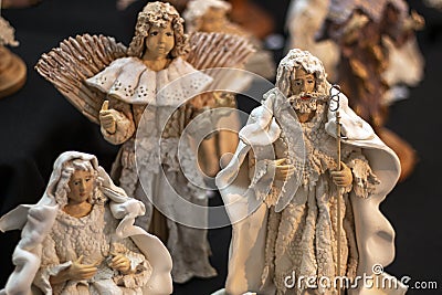 Small religious figurines Editorial Stock Photo