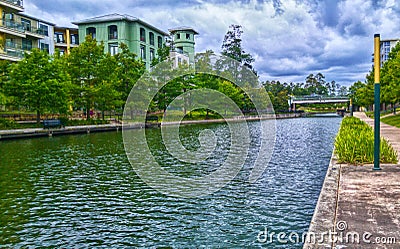 Small River In Woodlands/ Houston Stock Photo