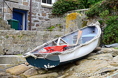 Small rowing boat Stock Photo