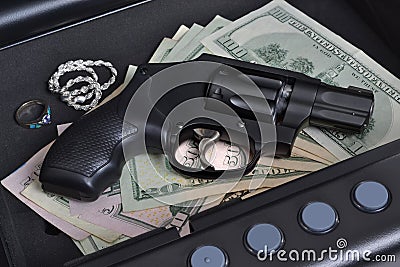 Small Safe Stock Photo